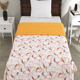 Myntra Elegant Homes Yellow 180 GSM Ethnic Motifs Cotton AC Room Single Bed Dohar-picture-47