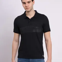 Lee Black Slim Fit Printed Polo T-Shirt-picture-39