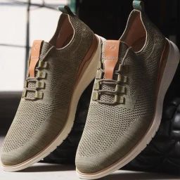 Hush Puppies by Bata Men's ADVANCE Olive Running Shoes-image-25