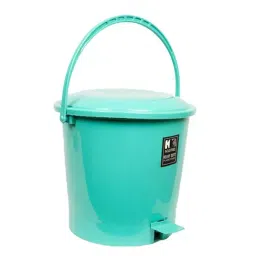 KKR INDUSTRIES Plastic Green 10 L Plastic Bin With Pedal-image-60