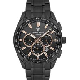 Daniel Klein Black Dial Analog Watch for Men- DK1.13901-6-39