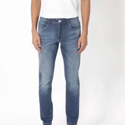 Rare Rabbit Blue Slim Fit Fit Solid Jeans-image-100