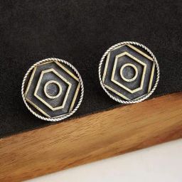 Fabindia Silver Stud Earrings-image-67