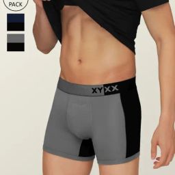XYXX Multicolored Regular Fit Trunks -Pack Of 3-picture-18