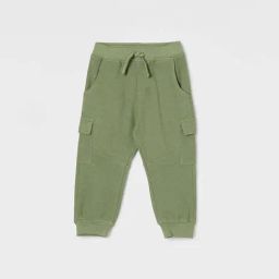 Juniors by Lifestyle Boys Olive Cotton Solid Track Pants-picture-9