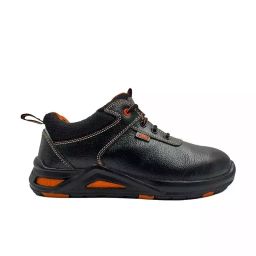 Allen Cooper Double Duty Safety Shoes Steel Toe Low Ankle PU Sole Size 12 UK/India Black, ACL 3687-image-44