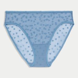 Marks & Spencer Self Designed Heart High Leg Hipster Briefs T616231LSLATE BLUE-picture-23