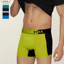XYXX Multicolored Regular Fit Trunks -Pack Of 3-picture-45