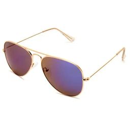 Roadies Purple Aviator UV Protection Unisex Sunglasses-image-90