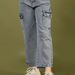 V-Mart Girls Light Fade Jeans-picture-27