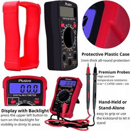 Plusivo Soldering Iron Kit with Digital Multi-meter V5 (EU Plug) image 5