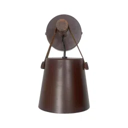 Fos Lighting New York Style Round Bucket With Leather Belt Wall Sconce - Bucket-Leather-Brown-WL1-image-90
