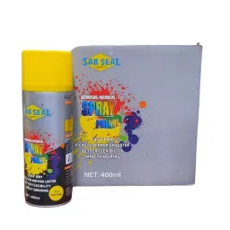 SAB SEAL 400 ml Canary Yellow Multipurpose Spray Colour (Pack of 12)-image-58