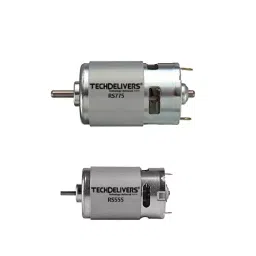 TECHDELIVERS 775 and 555 DC Motors 12-24 V DC High-speed Large Torque Motors for DIY Model Cars-48