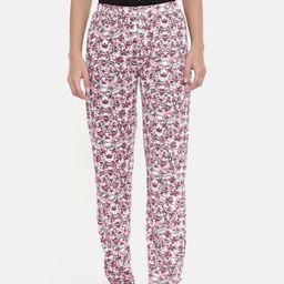 zebu Women Pink & White Printed Lounge Pants 299_1ZW_PPP_PRI_RPK_XL-image-22