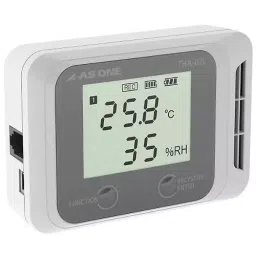 AS ONE Digital Temperature And Humidity Logger 110 × 32 × 77 mm, 4-793-01-4
