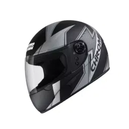 Studds CHROME D5 DECOR Matt Black 580 mm Large Full Face Helmet, D5 MATT BLACK N4-31