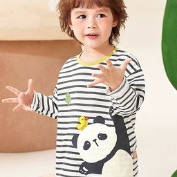 LULU & SKY Boys Printed Monochrome Pure Cotton T-shirt-picture-10