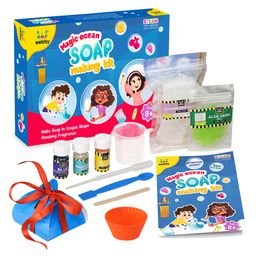 Webby DIY Soap Making Kit with Fragrance and Different Shapes - Multicolour-16