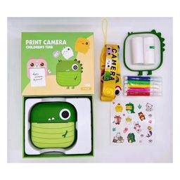 AKN TOYS 2.4Inch 1200mAh 48MP Portable Mini Camera Toys Kids 1080P Photographic Camera Print Instant Camera (Color and Design May Vary)-10