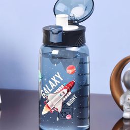 Schoolish Moon Galaxy Night Portable Tristan Material Water Bottle for Kids Gym Outdoor Multicolour -730 ml - Pack of 1 - Color May Vary-image-40