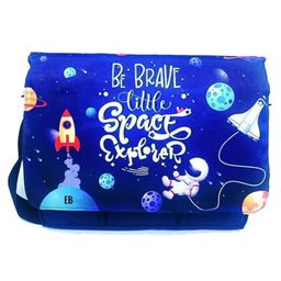 Echo Boomers Space ThemeSchool Tuition Messenger Sling Bag fits (Pack of 1)-image-57