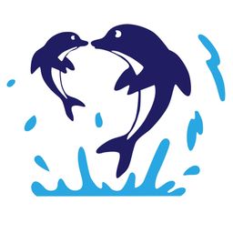 Wallstick Blue Dolphin wallstickers Vinyl-image-10