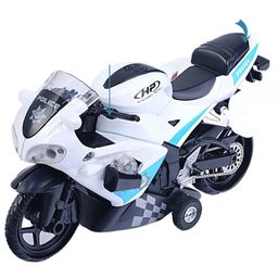 Bunie 1:16 Scaled Model Diecast Toy Bike  White-5