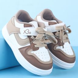 Babyoye Lace Up Casual Shoes - Brown-image-102