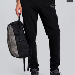 Moda Rapido Men Pack Of 2 Cotton Straight Fit Mid-Rise Track Pants-image-47