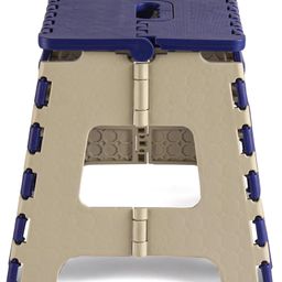 fab n funky Non-Slip Folding Stool - Blue image 5