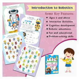 gowoo Introduction To Coding, Robotics and Picture Talk and Conversation book for kids : Early learning book, Brain boosting activity book for ages 3-12 ages | Pack of 3 activity books image 5