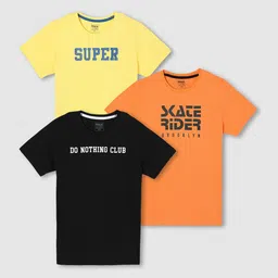 Max Boys Printed T-Shirt - Pack of 3-picture-12