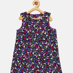 YOUNG BIRDS Print A-Line Dress-picture-12