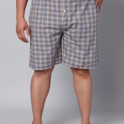 Urban Scottish Multi Cotton Regular fit Checks Boxers-image-42