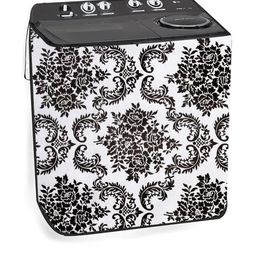 The Furnishing Tree Off White Plastic Washing Machine Cover-image-88