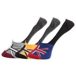Dollar Multi Cotton Self Pattern Socks - Pack of 3-34