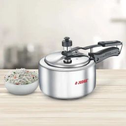 JUDGE Silver Stainless Steel Induction Base Pressure Cooker (5 L)-48