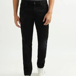 United Colors of Benetton Black Slim Tapered Fit Jeans-image-70