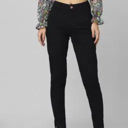 Only Black Skinny Fit Mid Rise Jeans-picture-9
