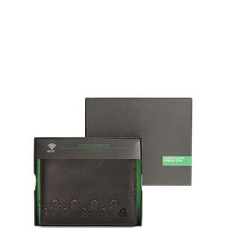 United Colors of Benetton Men Leather Flap Coin Pocket Two Fold Wallet-image-54