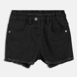 MINIKLUB Girls Black Solid Shorts-picture-37