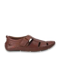 Mochi Men's Tan Fisherman Sandals-image-21