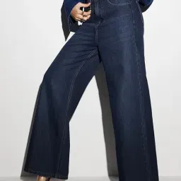 Miss Chase Blue Solid Jeans-picture-34