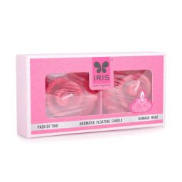 IRIS Red Home Fragrances Damask Rose Aromatic Floating Candle Pack of 2 (Set of 4) image 4