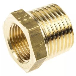 Legris Brass Pipe Fitting Straight Threaded Reducer Male R 1/2 inch to Female G 3/8in, 0163 21 17 (Pack of 5 Pcs)-picture-11