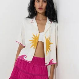 Nuon by Westside Off-White Printed Shirt-image-93
