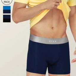 XYXX Multicolored Regular Fit Trunks -Pack Of 3-picture-20