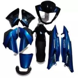 ULTRA Black & Tacno Blue Full Body Kit for Hero Glamour Type 7 UI63-11