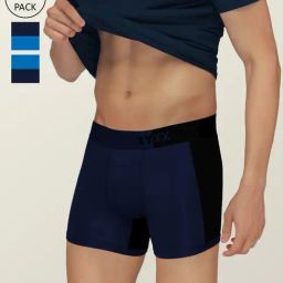 XYXX Multicolored Regular Fit Trunks -Pack Of 3-image-31